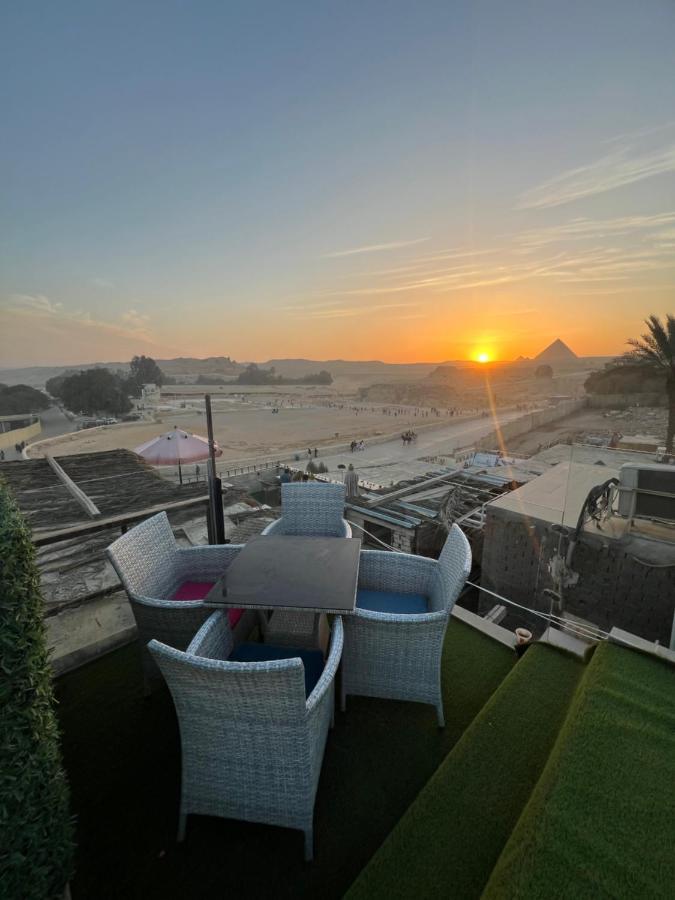 Hotel Blue Scarab Pyramids View Kairo Exterior foto